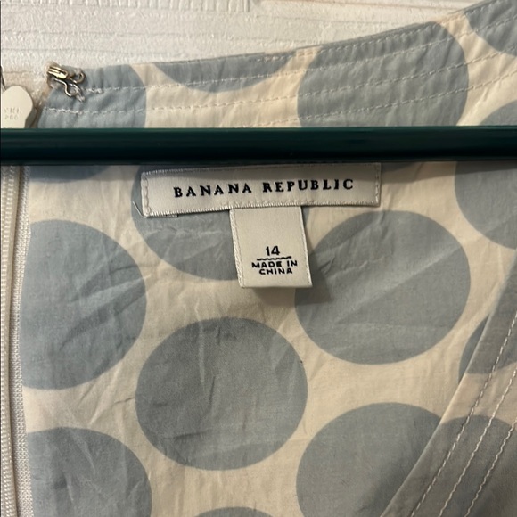 Banana Republic light blue and grey A-line Dress - Picture 2 of 7